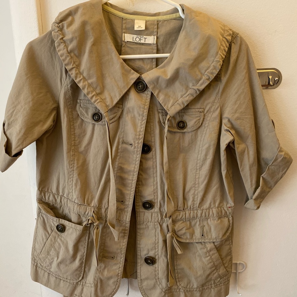 Women petite outerwear jacket coat trench top